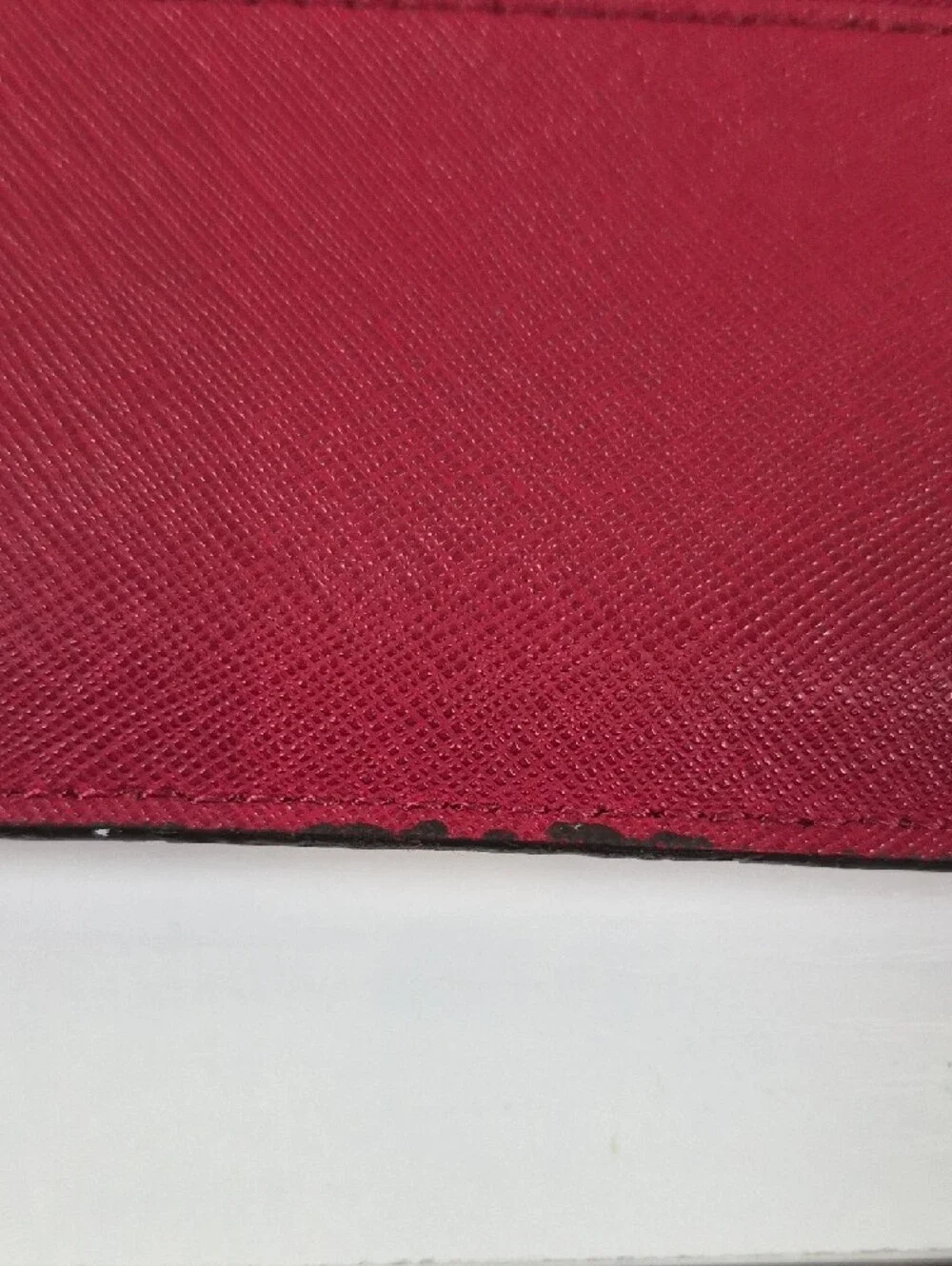 Michael Kors Wine Red Saffiano Leather Wallet